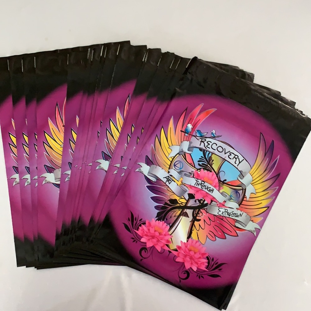 25 Poly Mailers - Recovery Art Through Expression